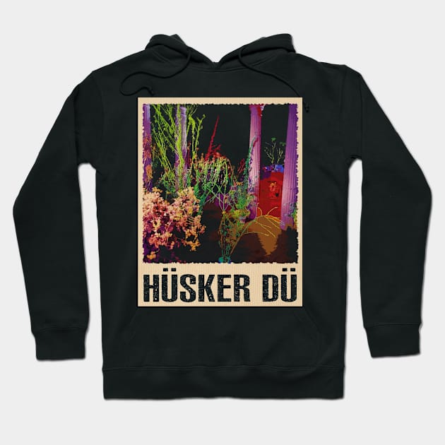 Flip Your Wig Husker Du's Rock Revolution Captured Hoodie by Insect Exoskeleton